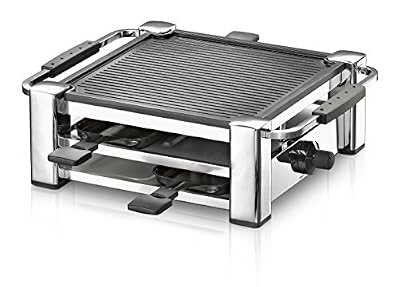 Rommelsbacher - RCC 1000 - Appareil à raclette, 1000 watts, Chrome