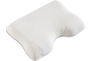 ‎MEFOPILO MEFOPILO Memory Schaum Kissen zum Schlafen 54x40x11 cm, Atmungsaktiver Thermokissenbezug, Viscoelastisches Anti Schnarch Kopfkissen, Ergonomisches Nackenstütze, Rücken-, Bauch-, Seitenschläfer, weiß