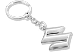 XIANGPICHI 3D Chrome Car Logo Alloy Key Ring Keychain Car Accessories