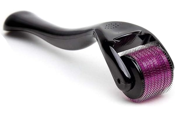 540 Titanium Derma Roller Soin de la peau pour le visage Rides du visage Perte de cheveux Vergetures Repousse des cheveux Micro-aiguilles Kit professionnel de microneedling Derma Needling avec étui