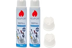 ezkart | Newport Gas For Lighters - 300ml Newport Gas Compatible with All Lighters | Ideal for Various Purpose like BBQ, Candle, Camping, Gas, Kitchen, Cooking Lighter