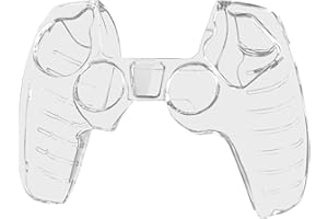 OSTENT Custodia protettiva in pelle rigida in cristallo trasparente per controller wireless Sony PS5 DualSense