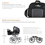 Bergsteiger Venedig Nostalgie Kombikinderwagen 3-in-1 – System; Autositz; (Megaset 10 – teilig) - 8