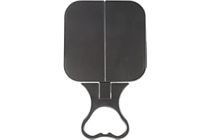 DC DANIELLE Danielle 23x12cm Folding Travel Mirror Black - True Image