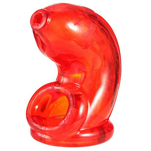 Preisvergleich Produktbild XAKJ Keuschheitskontrolle Ausrüstung, Spaß Weich JJ Setzt Anti-Keuschheitsverriegelung Keuschheit, Keuschheitsgerät, Sperre Feine Verzögerung Set, Erwachsene Sex-Spielzeug,Red