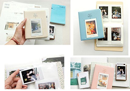 Fetoo 64 Taschen Mini Album Schutzhülle Foto Album Fotohüllen für Mini Fujifilm Instax Miini Film 7S/8/25/50/90 - 5