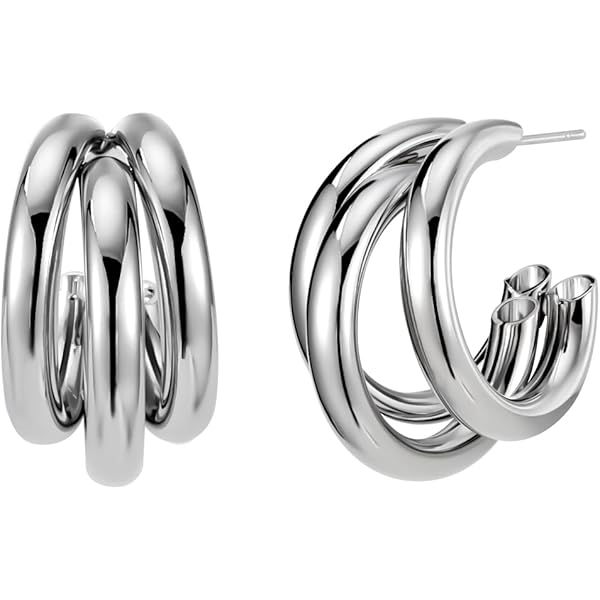 Yumilok 925 sterling silver earrings, hypoallergenic earring for