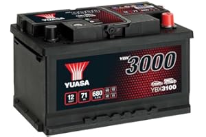 Yuasa YBX3100 12V 71Ah 650CCA Sealed Maintenance Free High Performance Car Battery