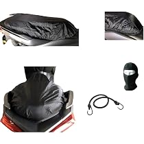 Lupex - Housse De Selle Moto Universelle Imperméable Taille Maxi 115x50cm - Simili Cuir Noir Avec Sac