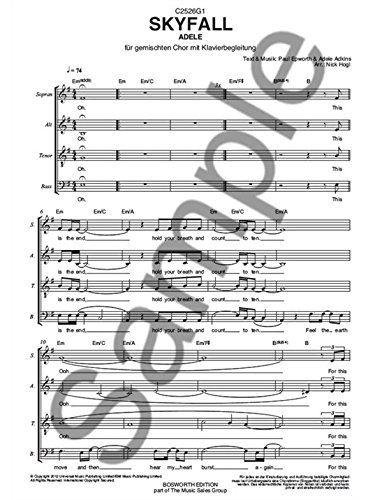 Preisvergleich Produktbild Adele: Skyfall (SATB)
