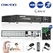 Produktbild OWSOO DVR 16 Kanal 1080P Hybrid NVR AHD TVI CVI DVR 5-in-1 P2P-Cloud-Netzwerk Onvif + 2TB Seagate Festplatte Audioaufzeichnung Telefonsteuerung Motion Detection PTZ für CCTV Überwachungssystem