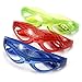Produktbild MECO Blinkende LED Brille Spinnennetz Spinne Spider Party Karneval Man Leuchtbrille in Farben Auswahl