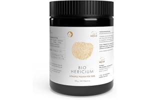 ‎PILZE WOHLRAB Pilze Wohlrab - Hericium erinaceus Pulver Bio für Tiere, 100 g, Mikrofeines Lions Mane Pulver, Höchste Bio-Qualität