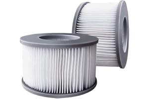 WuYan 2pcs Hot Tub Filters for MSpa Inflatable Pools, Enhanced Version Filter Cartridge Pump Fit for MSPA all Current Hot Tubs
