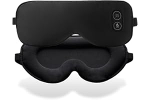 Umisleep Maska do spania, maska do spania z pianki z pamięcią kształtu dla kobiet i mężczyzn, wyprofilowana maska 3D na oczy, 100% blokująca, lekka maska do spania, do podróży, drzemki, jogi, unisex,