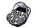 ALLIVIO, 3-in-1 Travel System with Baby Pram, Car Seat, Pushchair & Accessories, Black & Flowers
