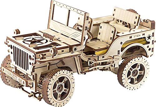WOODEN CITY - Modèle de voiture 4x4 - Bois - 570 pièces