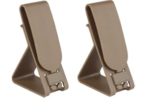 GYDEHUTJ 2 PCS Tactical Headset Gürtelcliphalter Molle Gehörschutzaufhänger