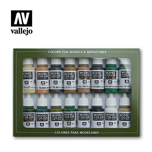 70109 VALLEJO MODEL COLOR SET 16 CO