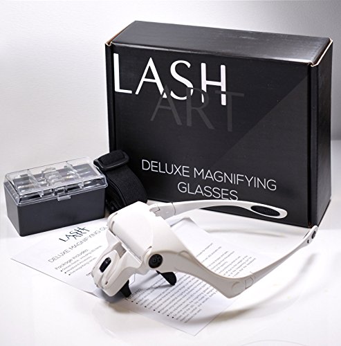 LashArt Deluxe Magnifier Hands Free Magnifying Glass CE MARK Eyelash Extension