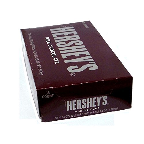 Preisvergleich Produktbild HERSHEY'S Milk Chocolate Bars - 36-ct. Box