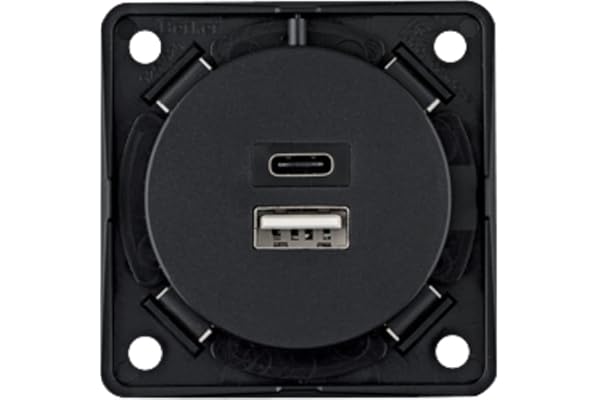 USB-laddningsuttag 230 V 2-vägs 3A A+C Int BERKER 926202505