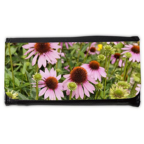 Preisvergleich Produktbild Portemonnaie Geldbörse Brieftasche / / M00291464 Echinacea Sonnenhut Pink Flower Flora / / Large Size Wallet