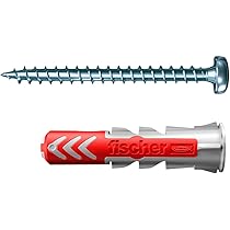 Tasselli Fischer Duopower | 6x30mm | Per Muratura E Cartongesso | Con Vite | Confezione Da 12 - Foto 6