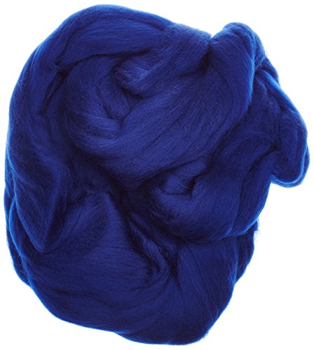 Filzwolle Merino Kammzug superfein 50 g dunkelblau