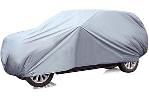 CARALL Housse de protection d’extérieur pour voiture, imperméable, anti-rayures et anti-grêle (SUV, taille S, 430 x 150 x 150 cm)