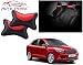 Auto Pearl - Premium Make Black and Red Designer Car Neck Rest Pillow For - Ford Figo Aspire RS.280.00