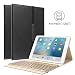 Produktbild iPad 9.7 Tastatur Hülle, Kvago iPad 9.7 Case mit 7 Farbe Hintergrundbeleuchtung Ultra-dünn QWERTZ Bluetooth Tastatur und Auto Schlaf/Aufwach Funktion für Apple iPad 9.7 Zoll 2017 / 2018 - Schwarz