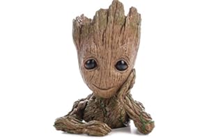 TPK Baby Groot Pot de Fleur - Figurine pour Plantes et stylos - Parfait comme Cadeau - Je s'appelle BÉBÉ Groot, 14cm