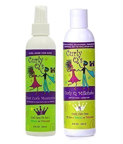 Curly Q's Milkshake & Moist Curls Moistuiser - Set of 2 Products