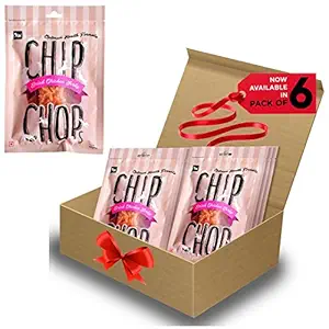 Chip Chops Sun Dried Chicken Jerky Dog Treat, 420g,Optimum Health Formula (Pack of 6)