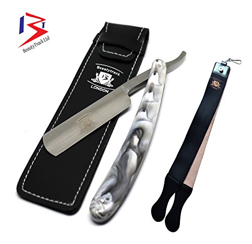 BeautyTrack New Men Shaver - Traditional Razor Manual Cut Throat Straight Sharp Professional Barber Traditional Right… - Image 3