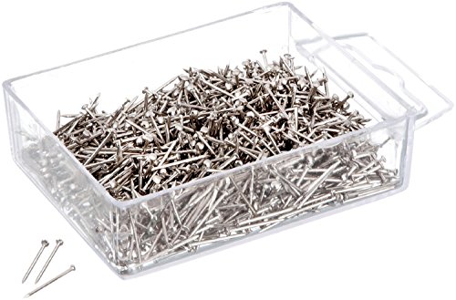 Pailletten-Stecknadeln 50g 13 mm ca. 1.000 Stück silber