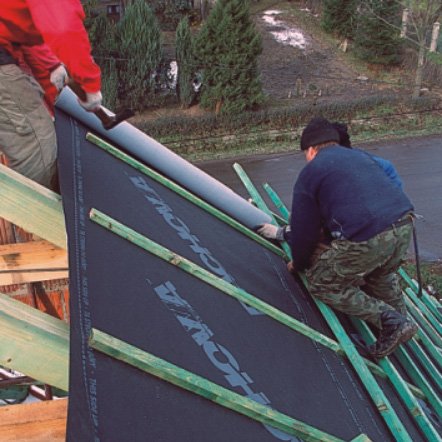 Unterspannbahn diffusionsoffen (atmungsaktiv) z.B. für Trapezblech Dacheindeckung - 2