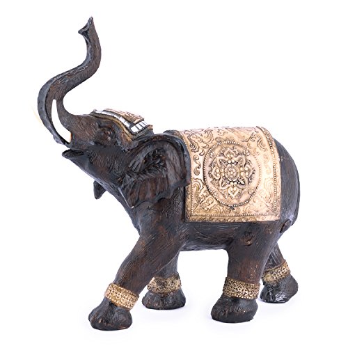 PAJOMA 16945 Elefant Figur Omysha, Kunstharz, Höhe 15 cm - 2