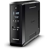 Cyberpower CP1500EPFCLCD-UK Backup UPS PFC Pure Sinewave 1500VA/900W 2 x UK Sockets 4 x IEC