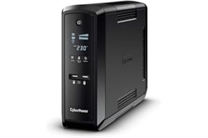 Cyberpower CP1500EPFCLCD-UK Backup UPS PFC Pure Sinewave 1500VA/900W 2 x UK Sockets 4 x IEC