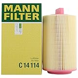 Innendurchmesser [mm]: 77 Mann Luftfilter C14114 Mercedes W203 W204 C209 W211 W212 R171 Sprinter