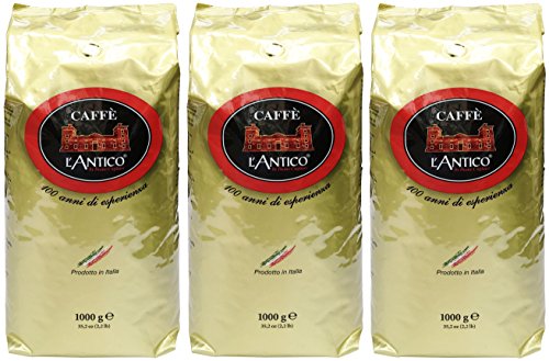 Kaffee L´Antico Oro (3 X 1000 g.) Espresso, Kaffee, ganze Bohnen