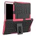 Produktbild Ipad/Tablette Schutzhülle, Für Samsung Galaxy Tab A 2019 SM-T510 T515 10.1 Zoll Intelligentes Robuste Hartgummi PC Ständer Flache Ledertasche Anti-Fall Hüllen Abdeckung (Pink)