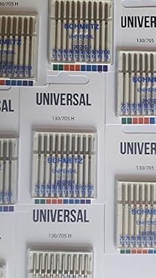 Schmetz Lot de 50 aiguilles pour machine à coudre 130/705 - Standard 70, 80, 90 et 100