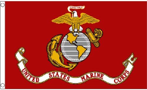US Marine Corps Flag 5ft x 3ft