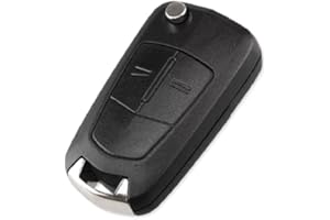 SALPIE - Coque Clé Télécommande Compatible Opel Astra, Vectra, Zafira, Corsa, Omega | sans Composants Électroniques/Batterie | Prêt pour Serrurerie, Coque