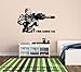 Produktbild Call Of Duty Stil Sniper individuellen Gamer/Tag Name Wand Aufkleber Xbox PS3 Wandbild 1, 1140mm x 780mm