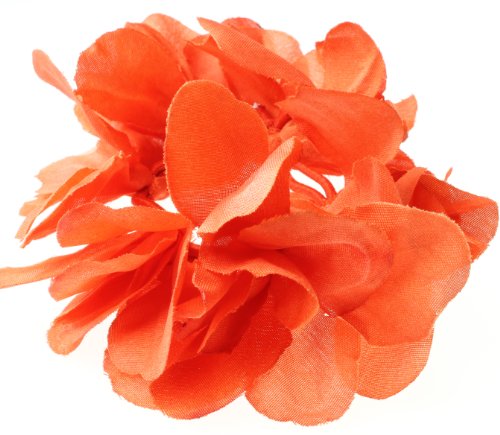 Flower Bun Wrap Ring Garland Hair Crown Dance Ballet Bridal Scrunchie Accessory Red