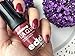 Produktbild edding Nagellack Set Nr. 169 Bright Burgundy + Mini Top Coat 1 Stk.